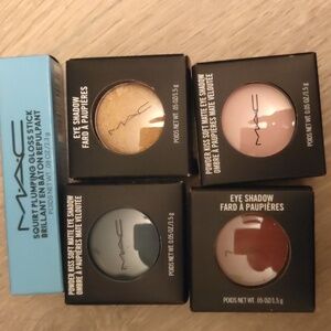 MAC Cosmetics Eyeshadow and Gloss Collection - Pink, Peach, and Coral